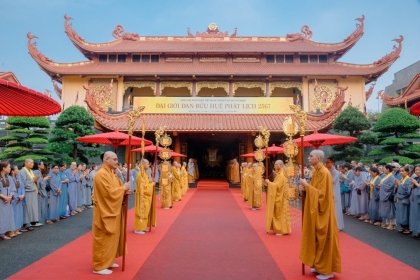 Khai mạc Đại Giới đàn Bửu Huệ PL 2567 